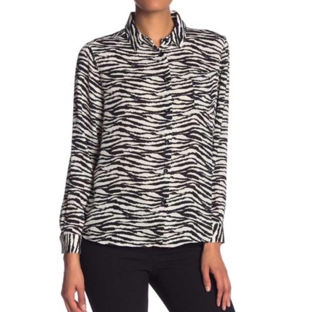 Philosophy Animal Print Buttoned Shirt